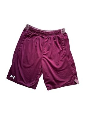 Under Armour Men’s Burgundy Athletic Shorts